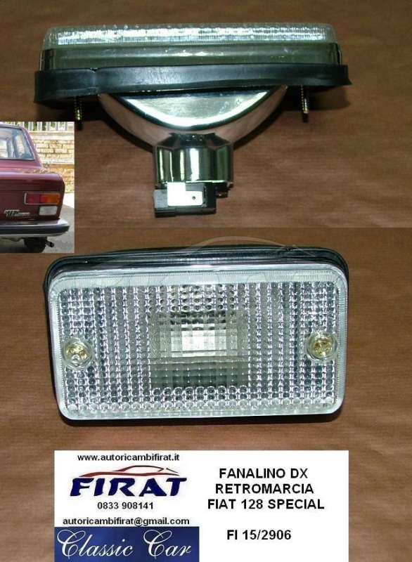 FANALINO RETROMARCIA FIAT 128 SPECIAL POST.DX